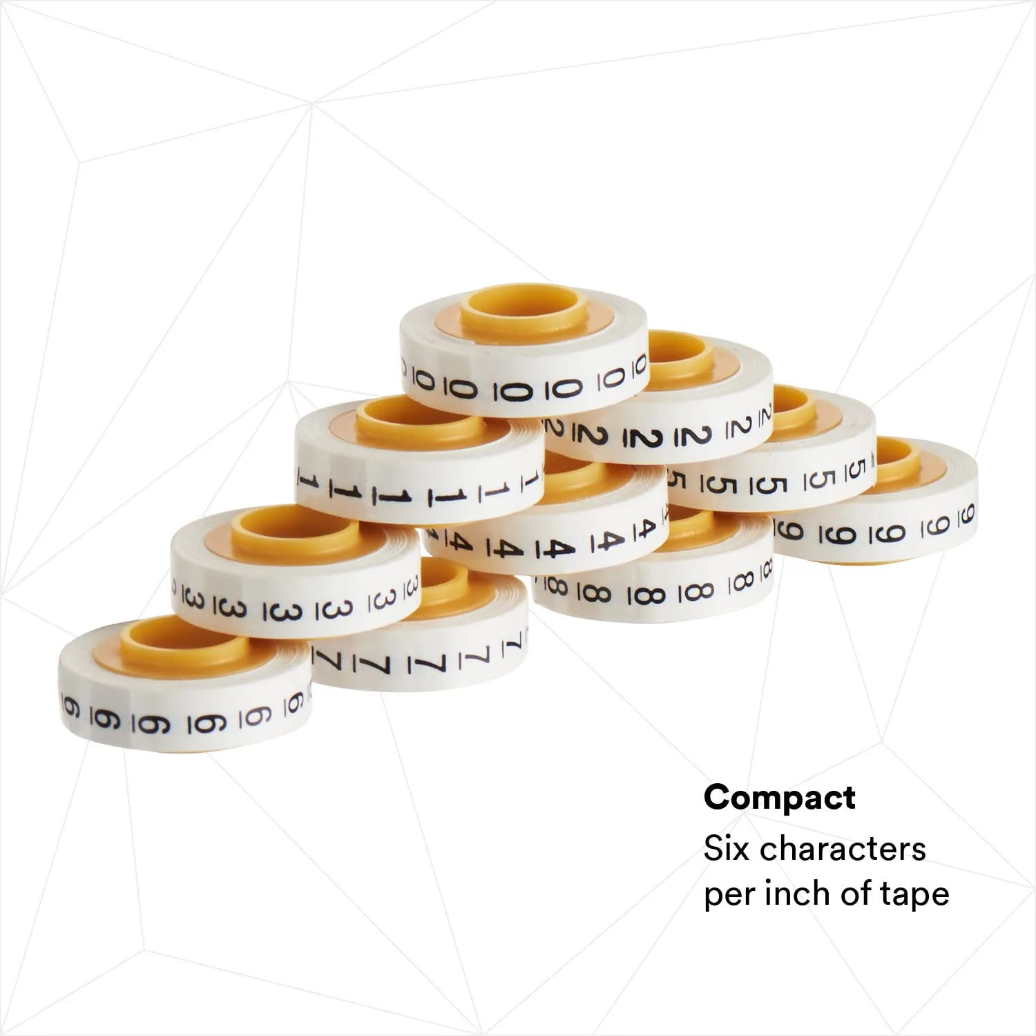 3M ScotchCode Wire Marker Tape Dispenser w/ Tape STD-0-9, Includes 1 each of 0-9 numbered rolls Wire Marker Tape Dispenser