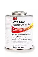 3M Scotchkote Electrical Coating FD, Fast-Drying Liquid, Flexible Sealant and Bonding Agent, Self-Contained Applicator