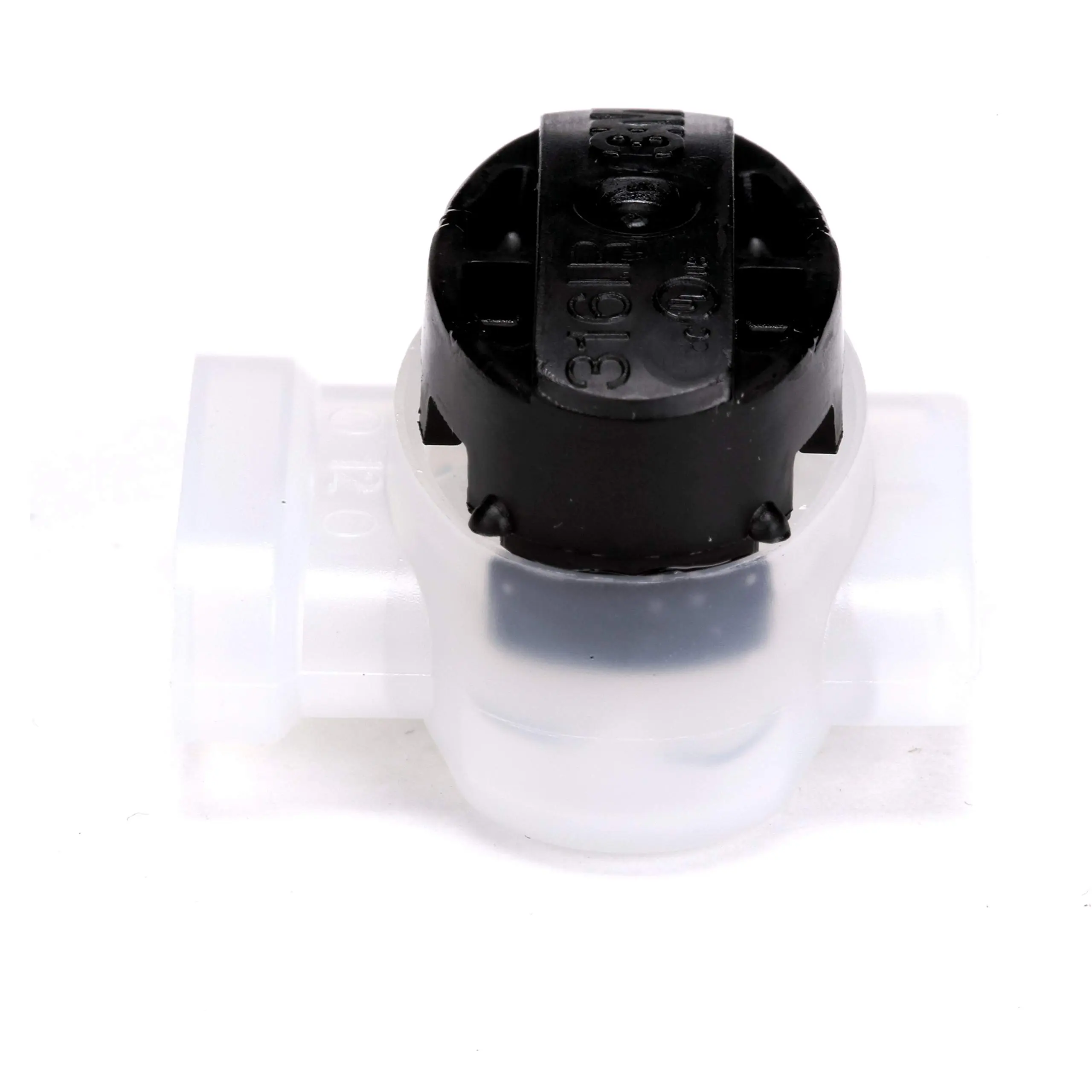 3M Scotchlok Self-Stripping Electrical IDC 316IR, Black/White Color, Pigtail, Irrigation Applications, Moisture Resistant