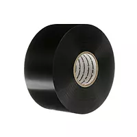 3M Scotchrap Vinyl Corrosion Protection Tape 50, 6 in x 100 ft, Black PVC, 10 mil Thick, 8 Rolls