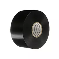 3M Scotchrap Vinyl Corrosion Protection Tape 50, 6 in x 100 ft, Black PVC, 10 mil Thick, 8 Rolls