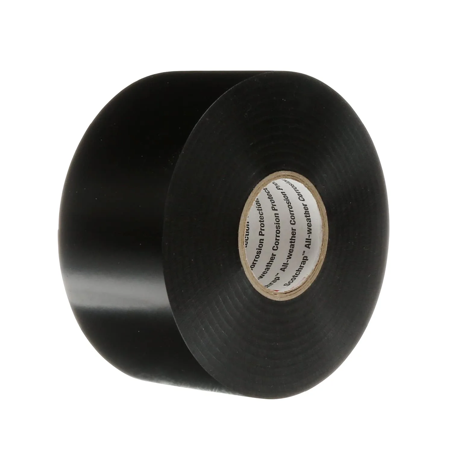 3M Scotchrap Vinyl Corrosion Protection Tape 50, Unprinted, 2 in x 100 ft, Black, 1 Roll, Premium Grade, 10 mil Thick