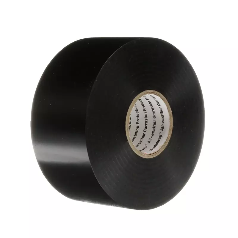3M Scotchrap Vinyl Corrosion Protection Tape 50, Unprinted, 2 in x 100 ft, Black, 1 Roll, Premium Grade, 10 mil Thick