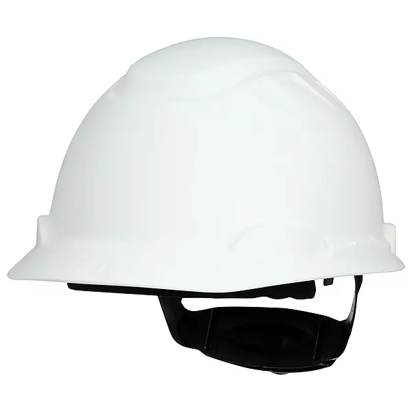 3M SecureFit Elevated Temperature Hard Hat H-701T-SF, White, 4-Point Pressure Diffusion Ratchet Suspension