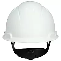 3M SecureFit Elevated Temperature Hard Hat H-701T-SF, White, 4-Point Pressure Diffusion Ratchet Suspension