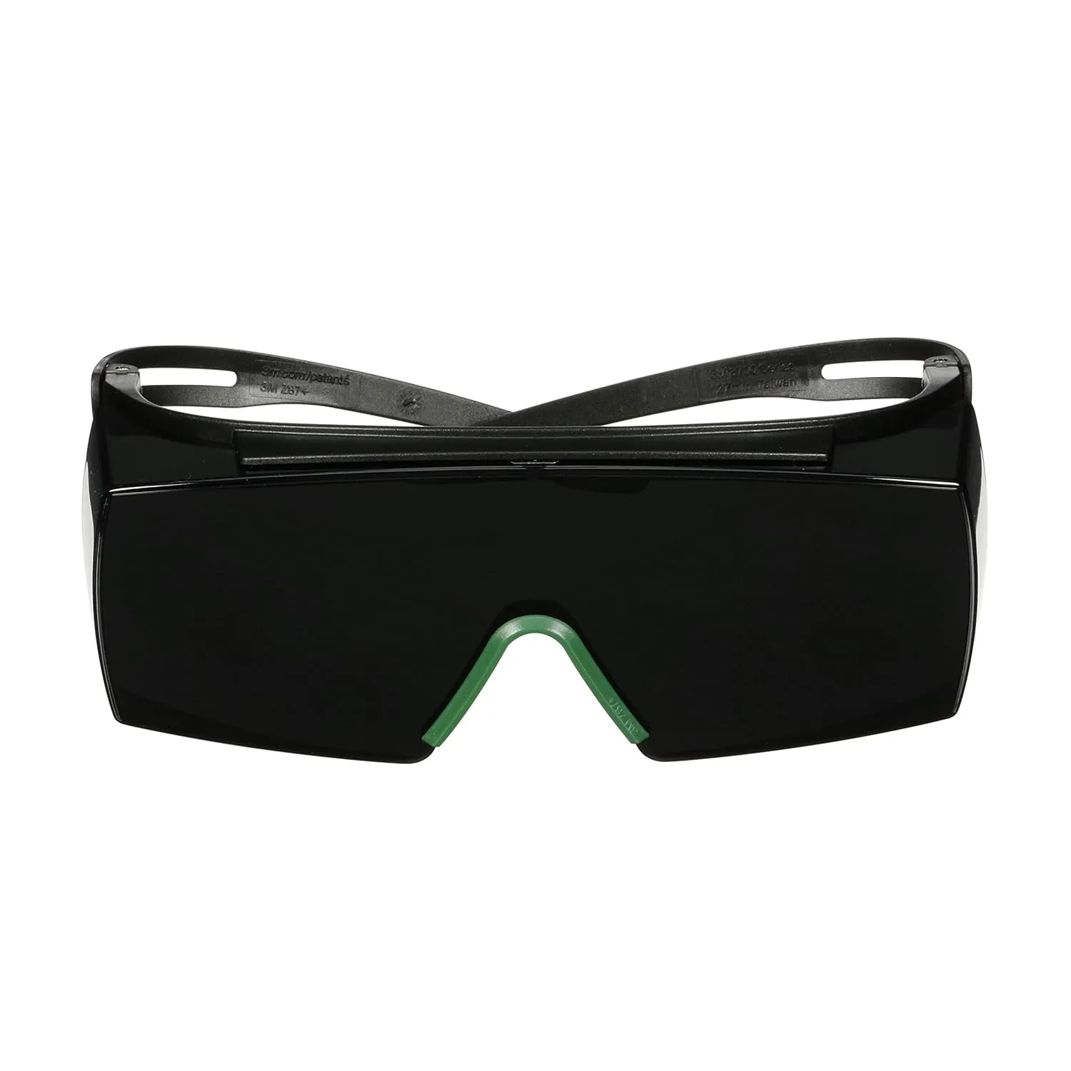 3M SecureFit 3700 Series, SF3750AS-BLK, Black Temples, IR 5.0 Gray OTG Anti-Scratch Lens