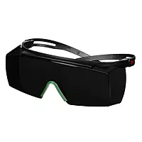 3M SecureFit 3700 Series, SF3750AS-BLK, Black Temples, IR 5.0 Gray OTG Anti-Scratch Lens