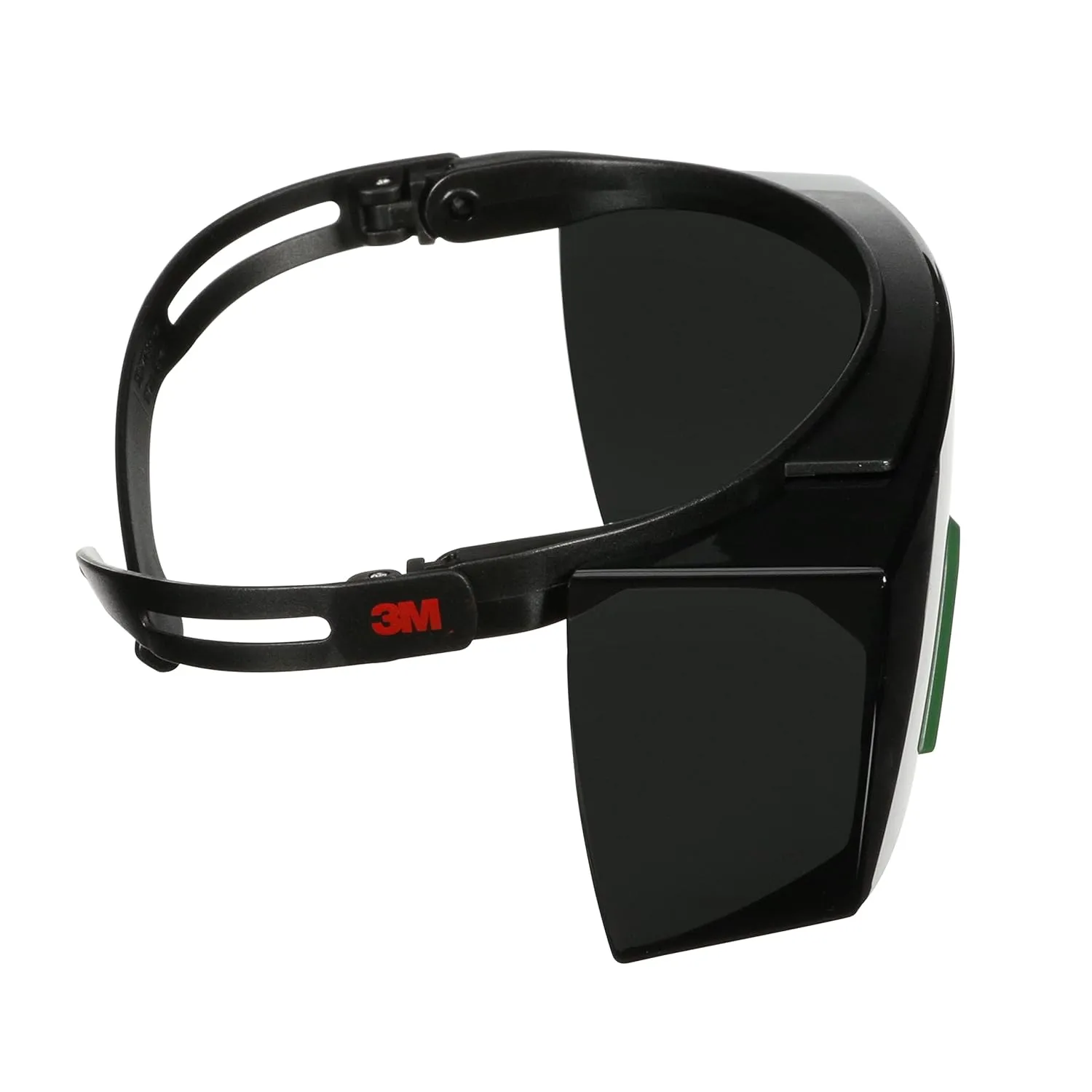 3M SecureFit 3700 Series, SF3750AS-BLK, Black Temples, IR 5.0 Gray OTG Anti-Scratch Lens