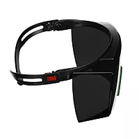 3M SecureFit 3700 Series, SF3750AS-BLK, Black Temples, IR 5.0 Gray OTG Anti-Scratch Lens