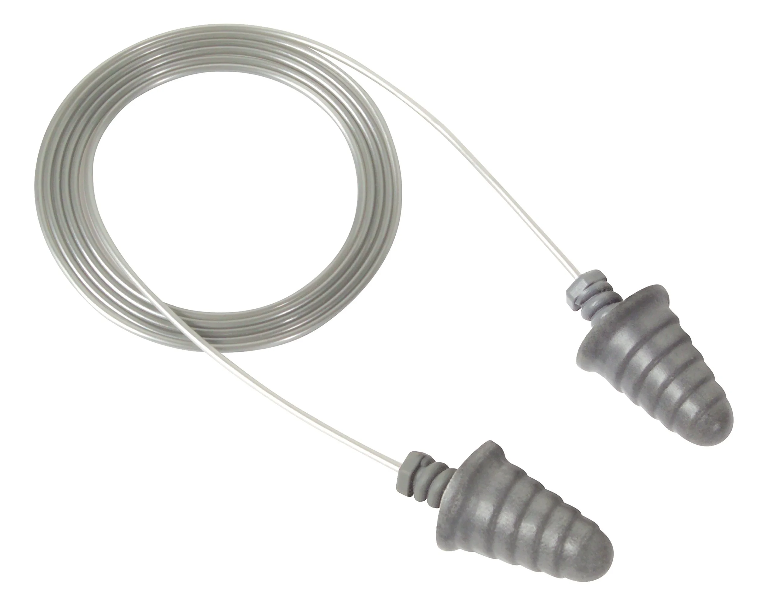 E-A-R Skull Screws Earplugs, Corded, 32 dB NRR, Gray, 120 Pairs