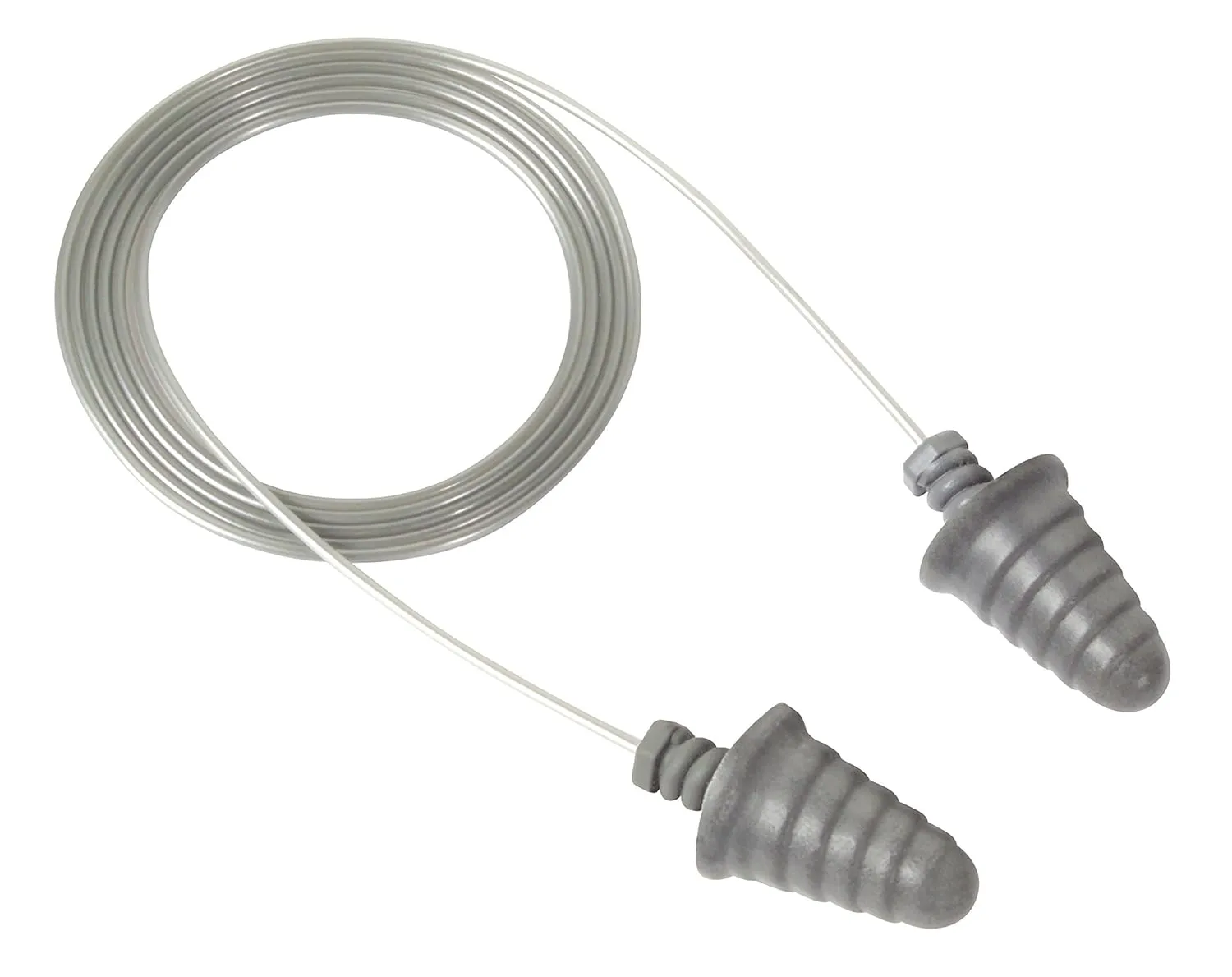 E-A-R Skull Screws Earplugs, Corded, 32 dB NRR, Gray, 120 Pairs