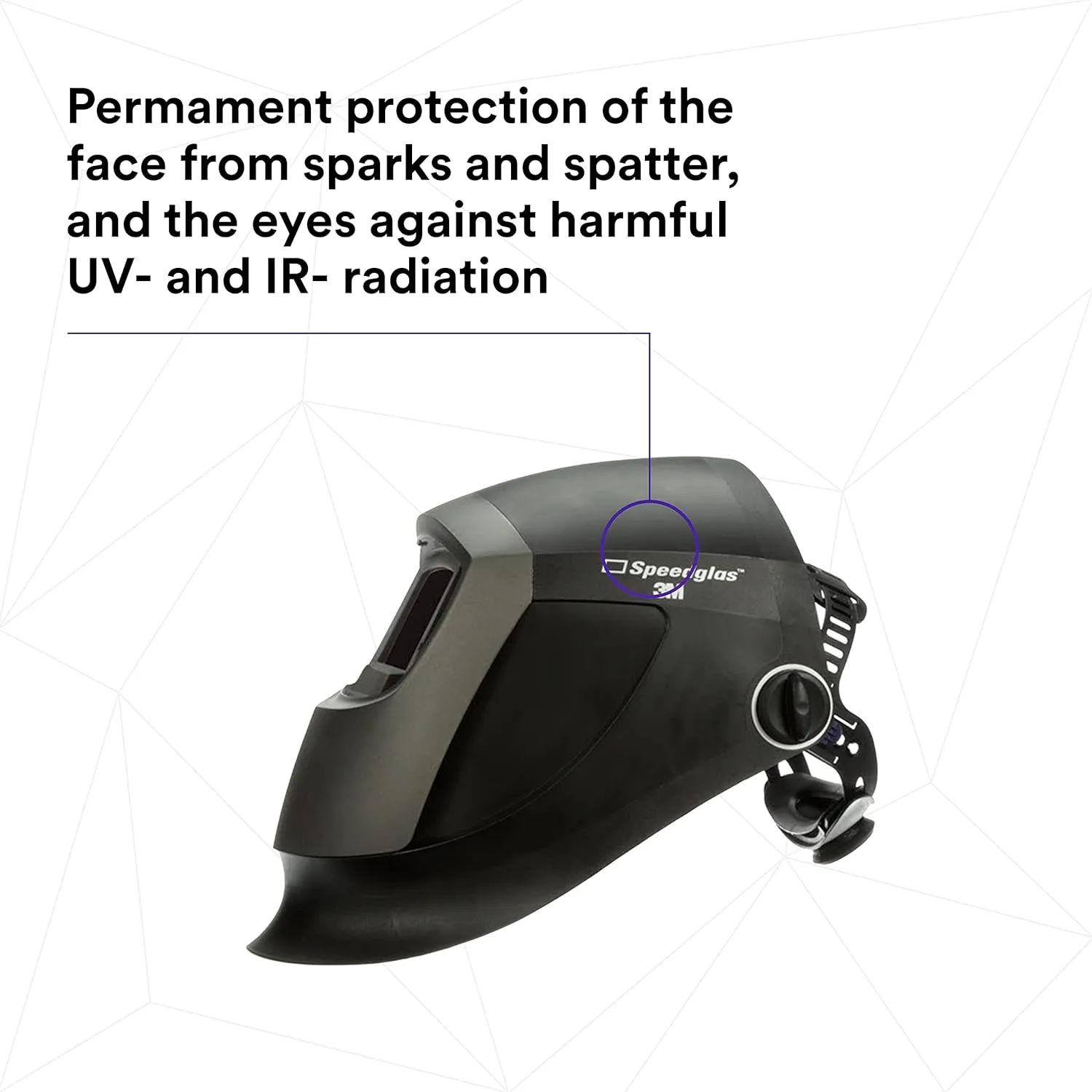 3M Speedglas Welding Helmet 9002NC, 04-0100-20NC, with Natural Color Technology Auto Darkening Filter for MMAW TIG MIG