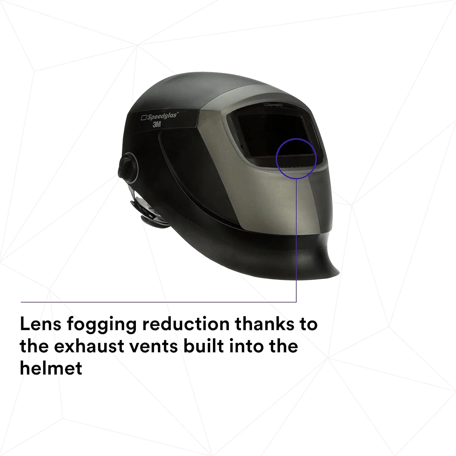 3M Speedglas Welding Helmet 9002NC, 04-0100-20NC, with Natural Color Technology Auto Darkening Filter for MMAW TIG MIG