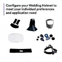 3M Speedglas Welding Helmet 9002NC, 04-0100-20NC, with Natural Color Technology Auto Darkening Filter for MMAW TIG MIG