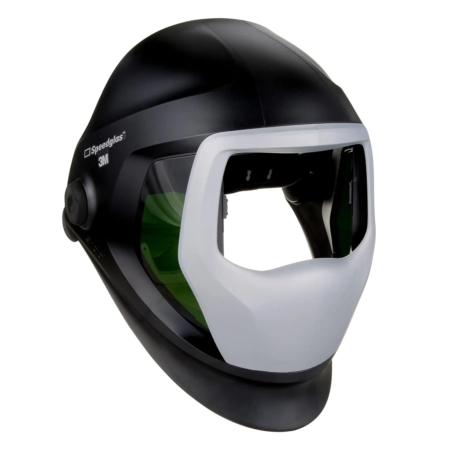 3M Speedglas 9100 Welding Helmet 06-0300-51SW, with SideWindows, Headband and Silver Front Panel, No ADF,