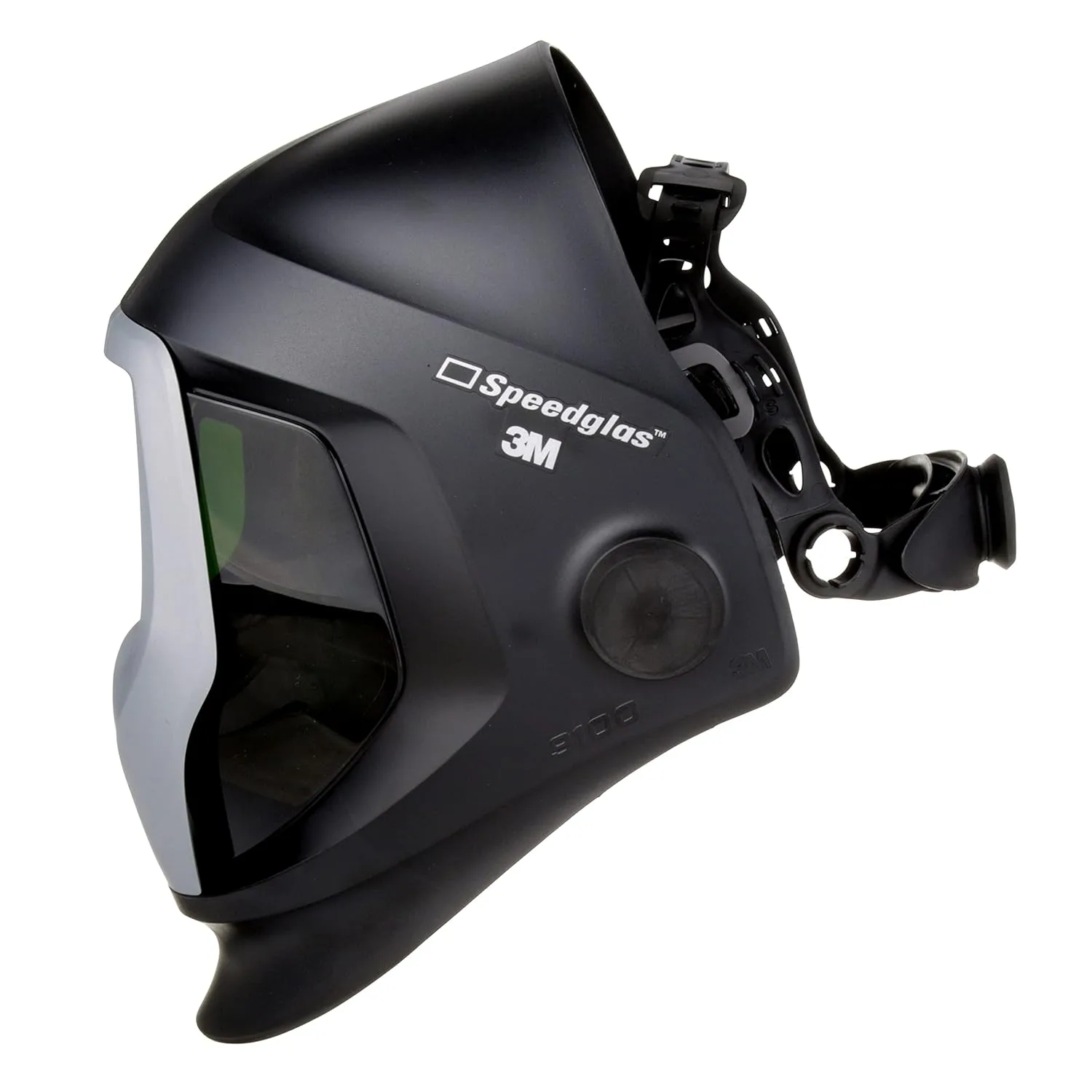 3M Speedglas 9100 Welding Helmet 06-0300-51SW, with SideWindows, Headband and Silver Front Panel, No ADF,