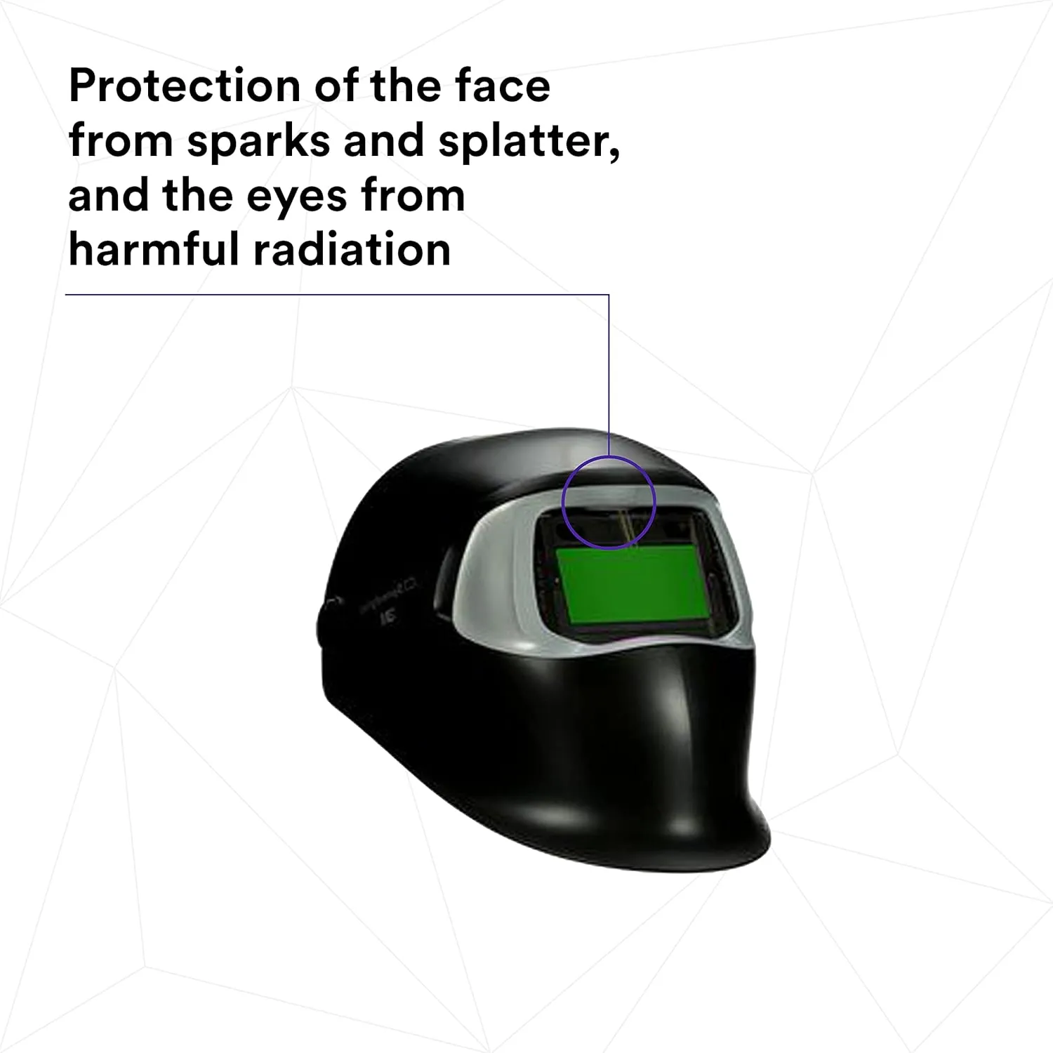 3M Speedglas Welding Helmet 100, Auto Darkening Filter 100V TIG 10A MIG/MAG Stick for Grinding, Sanding and Metal Repair