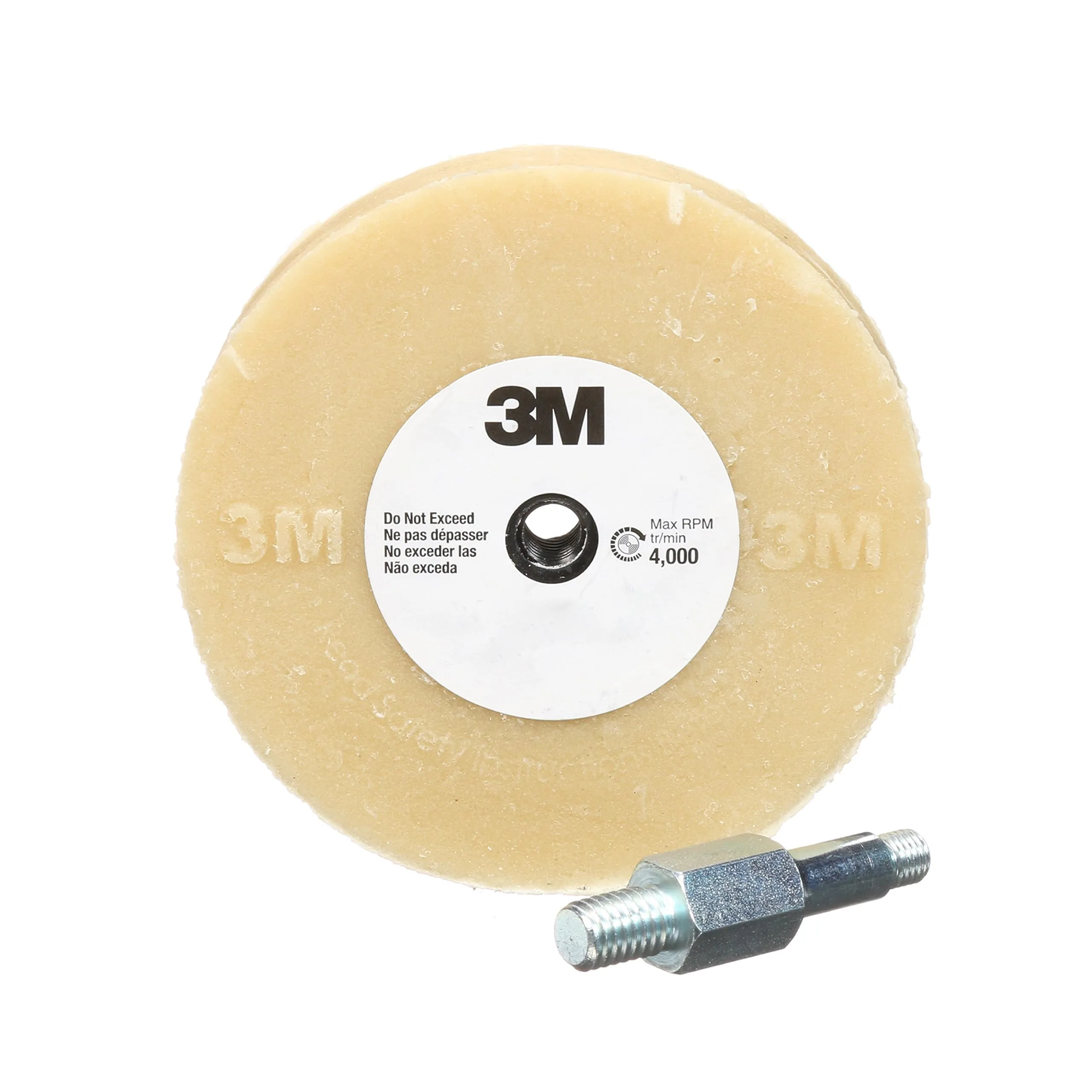 3M Stripe Off Wheel Adhesive Eraser Wheel 4 in x 5/8 in
