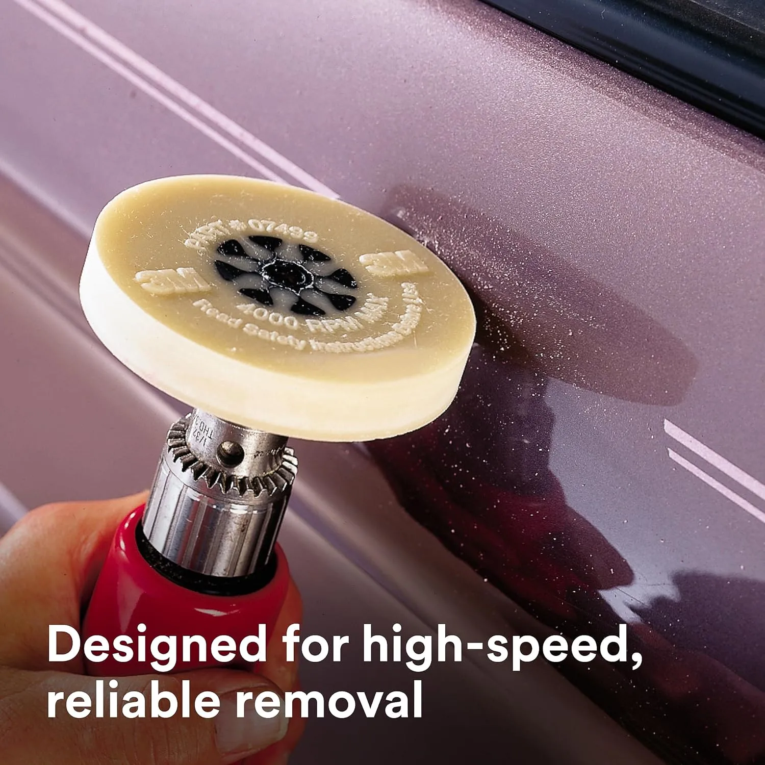 3M Stripe Off Wheel Adhesive Remover Eraser Wheel Removes Decals, Stripes, Vinyl