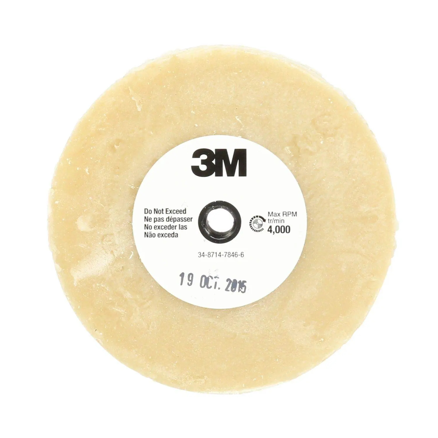 3M Stripe Off Wheel Adhesive Eraser Wheel 4 in x 5/8 in