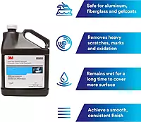 3M Super Duty Rubbing Compound, 05955, 1 gal (10.6 lb)
