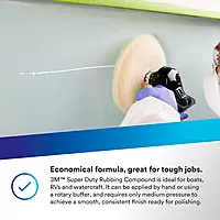 3M Super Duty Rubbing Compound, 05955, 1 gal (10.6 lb)