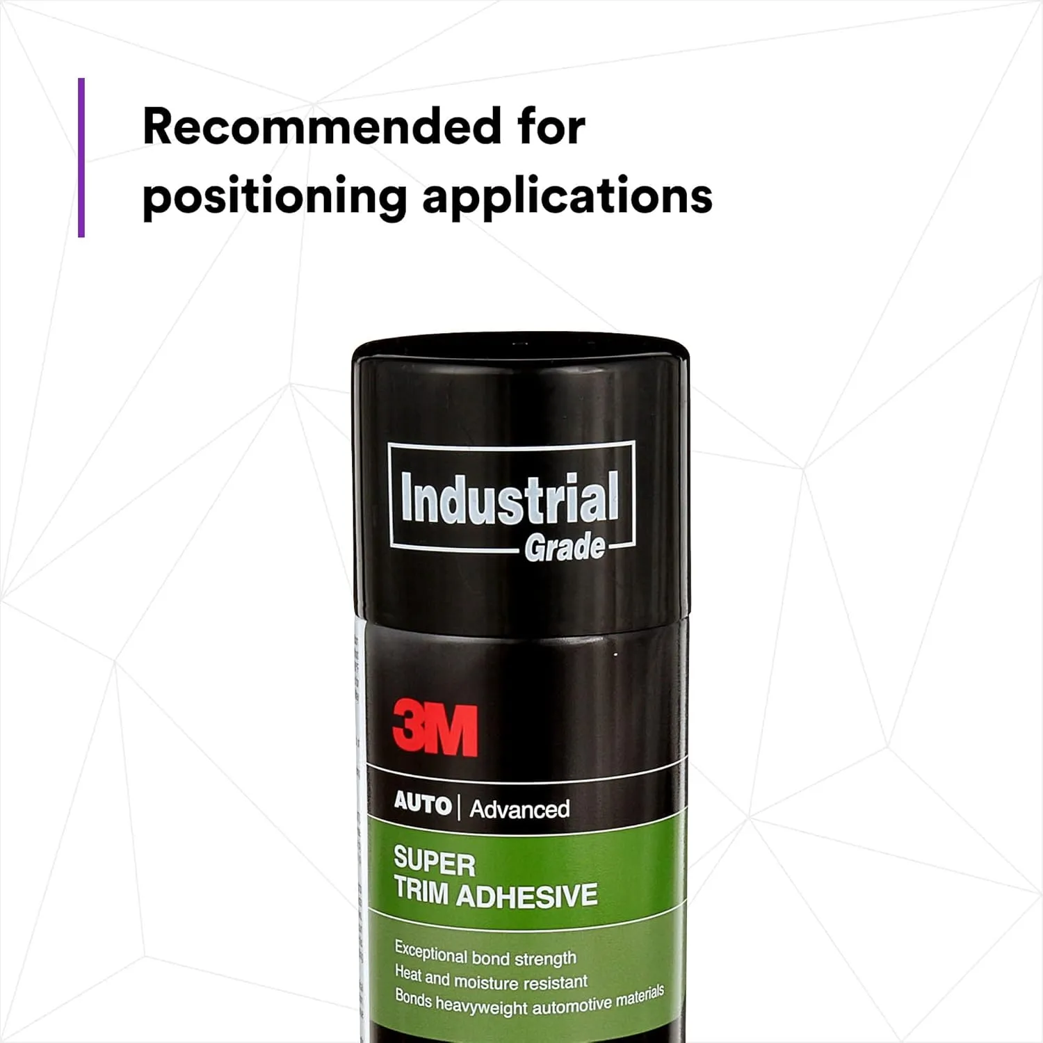 3M Trim Spray Adhesive - High Strength, Clear-Drying