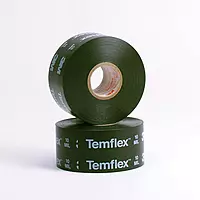 3M Temflex Vinyl General-Use Corrosion Protection Tape 1100, 2 in x 100 ft, Unprinted, Black, Protects Pipes