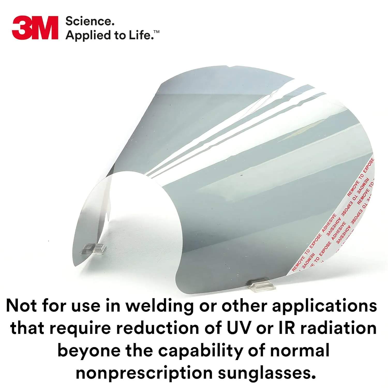 3M Tinted Lens Cover 6886, Bag of 25, Use with 3M Full Facepieces 6000 Series, Helps Protect the Lens