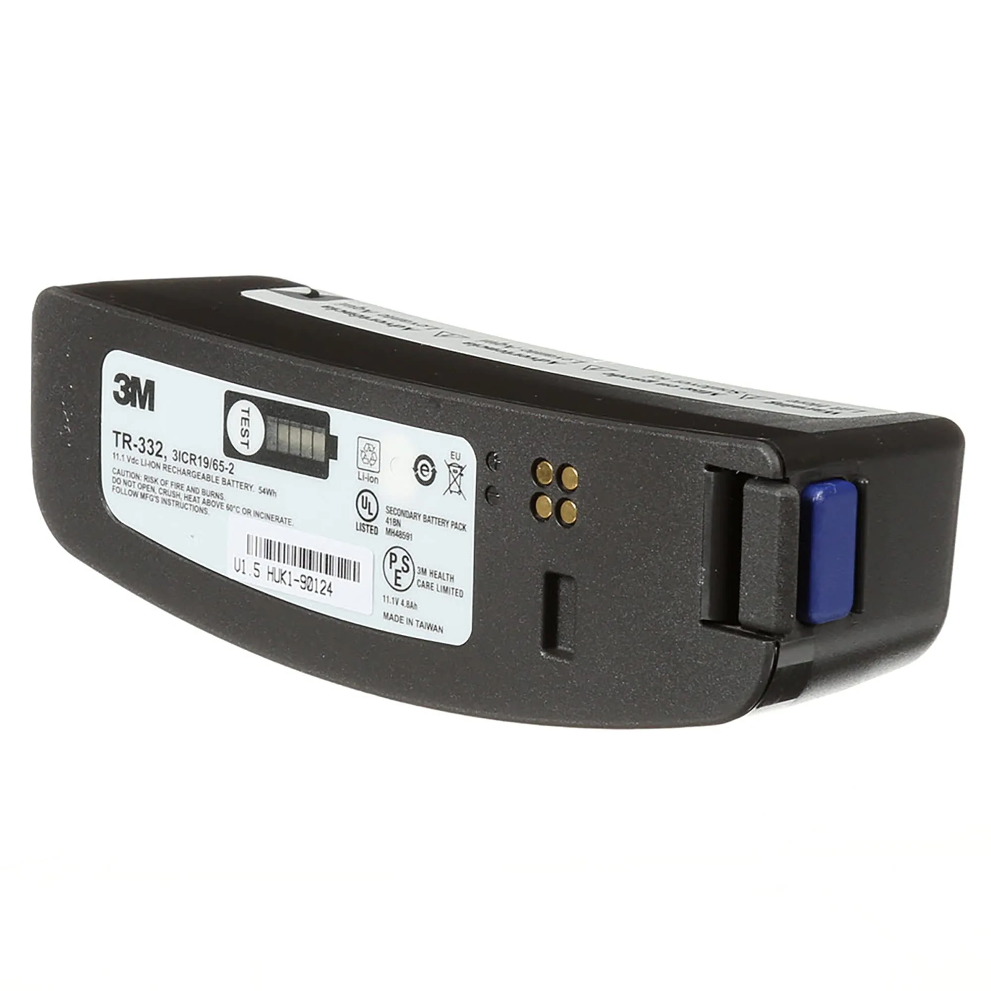 3M Versaflo 17364-case High Capacity Battery TR-332, for Versaflo TR-300 PAPR Black