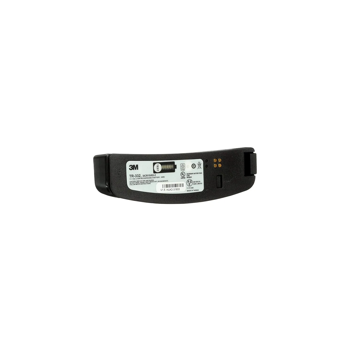 3M Versaflo 17364-case High Capacity Battery TR-332, for Versaflo TR-300 PAPR Black