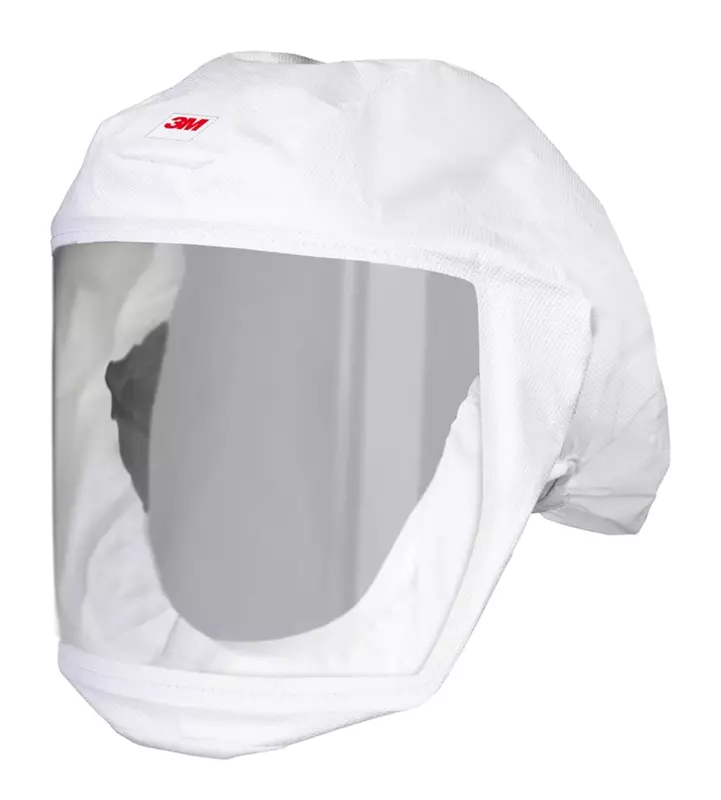 3M Versaflo Headcover with Integrated Head Suspension, S-133L-5, White, Medium/Large, 5 EA/Case