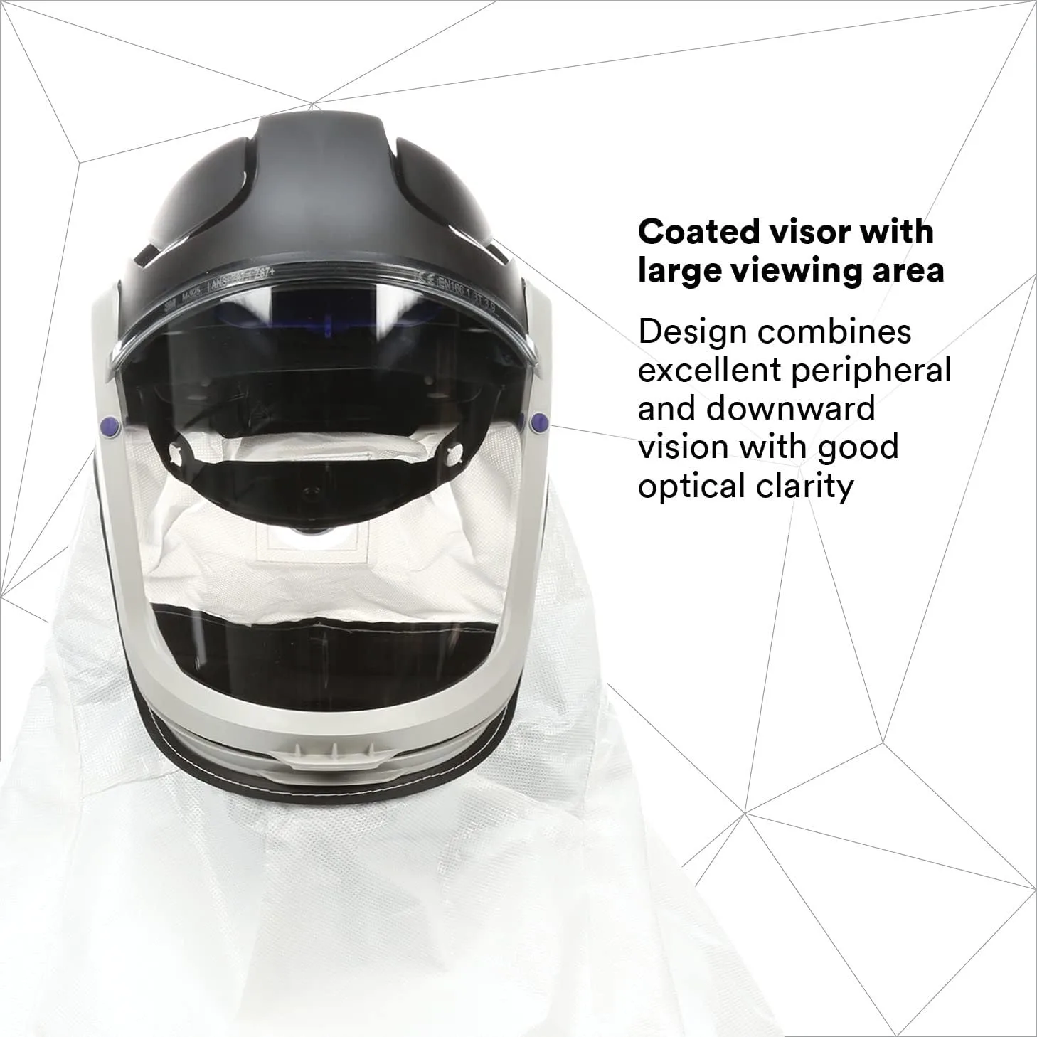3M PAPR, Versaflo Respiratory Helmet M-405, For Powered Air Purifying Respirators