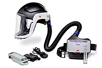 3M PAPR Respirator, Versaflo Powered Air Purifying Respirator Kit, TR-300N+ HIK, Heavy Industry, Hard Hat Assembly