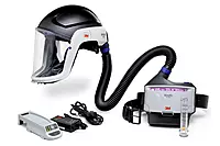 3M PAPR Respirator, Versaflo Powered Air Purifying Respirator Kit, TR-300N+ HIK, Heavy Industry, Hard Hat Assembly