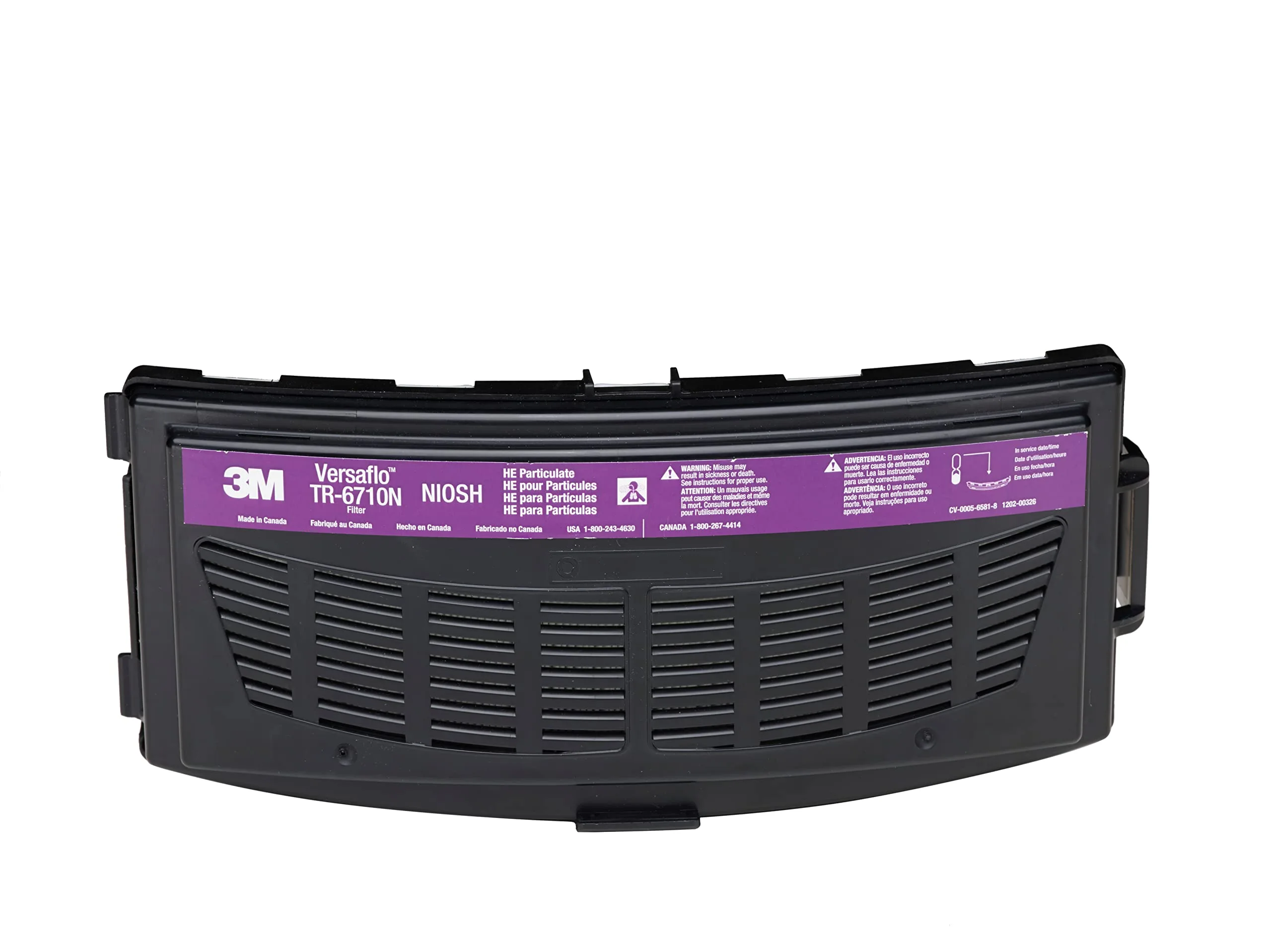 3M Versaflo High Efficiency Filter TR-6710N-5 / 37357(AAD), for TR-600 PAPR Pack of 5