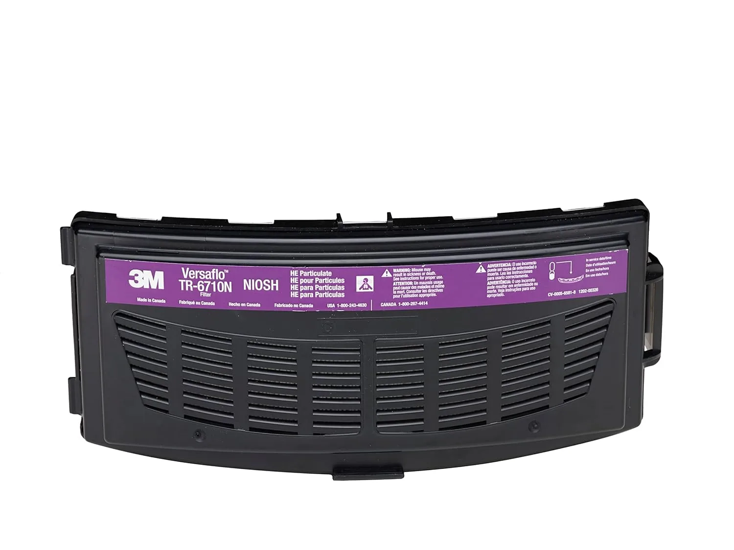 3M Versaflo High Efficiency Filter TR-6710N-5 / 37357(AAD), for TR-600 PAPR Pack of 5