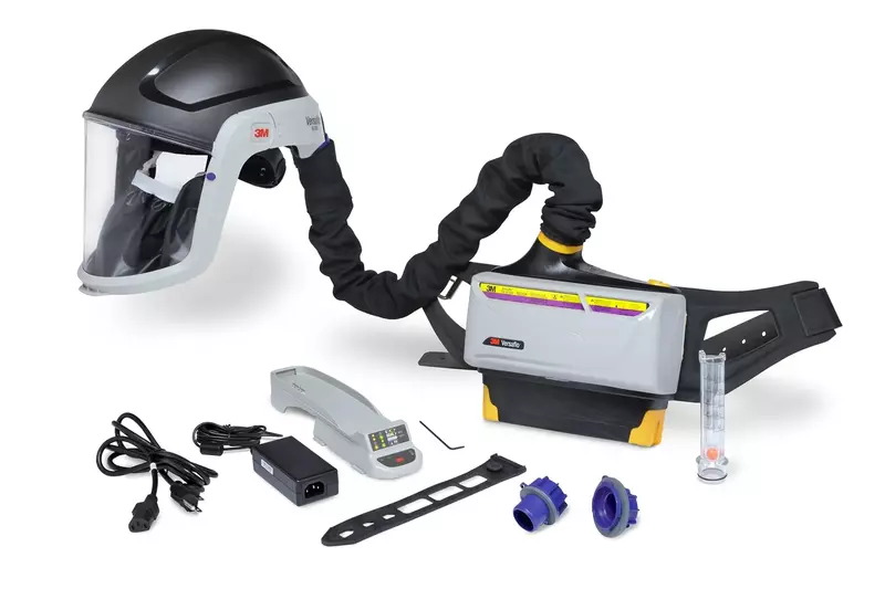 3M PAPR Respirator, Versaflo Powered Air Purifying Respirator Heavy Industry Kit, TR-800-HIK, Intrinsically Safe, NIOSH