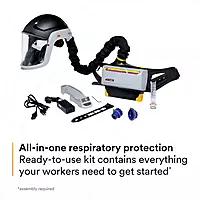 3M PAPR Respirator, Versaflo Powered Air Purifying Respirator Heavy Industry Kit, TR-800-HIK, Intrinsically Safe, NIOSH