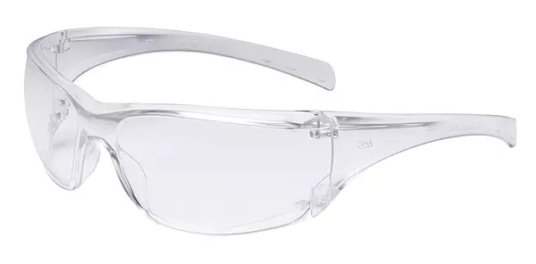 3M Safety Glasses, Virtua AP, 20 Pairs, ANSI Z87, Anti-Fog, Clear Lens, Clear Frame, Side Shields, Economical Eye Protection