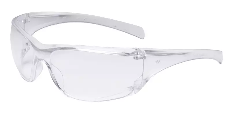 3M Safety Glasses, Virtua AP, 20 Pairs, ANSI Z87, Anti-Fog, Clear Lens, Clear Frame, Side Shields, Economical Eye Protection