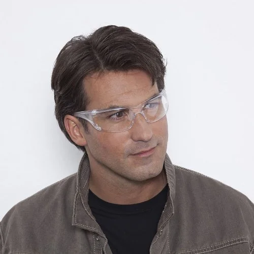 3M Safety Glasses, Virtua AP, 20 Pairs, ANSI Z87, Anti-Fog, Clear Lens, Clear Frame, Side Shields, Economical Eye Protection