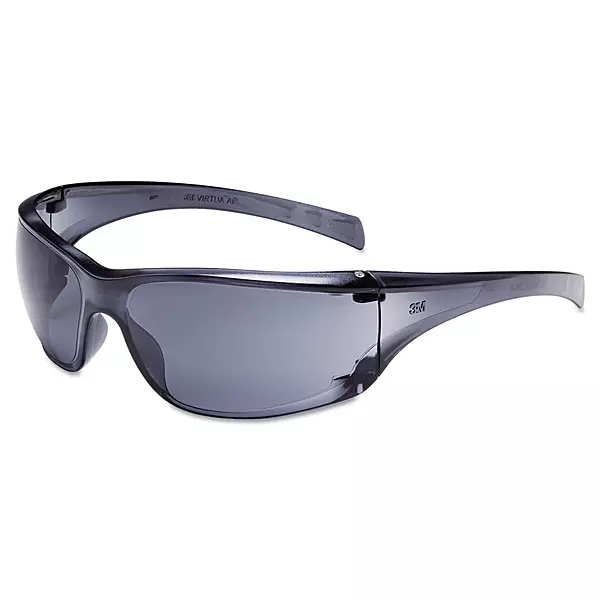 3M 118150000020 Virtua AP Protective Eyewear, Clear Frame and Gray Lens, 20/Carton