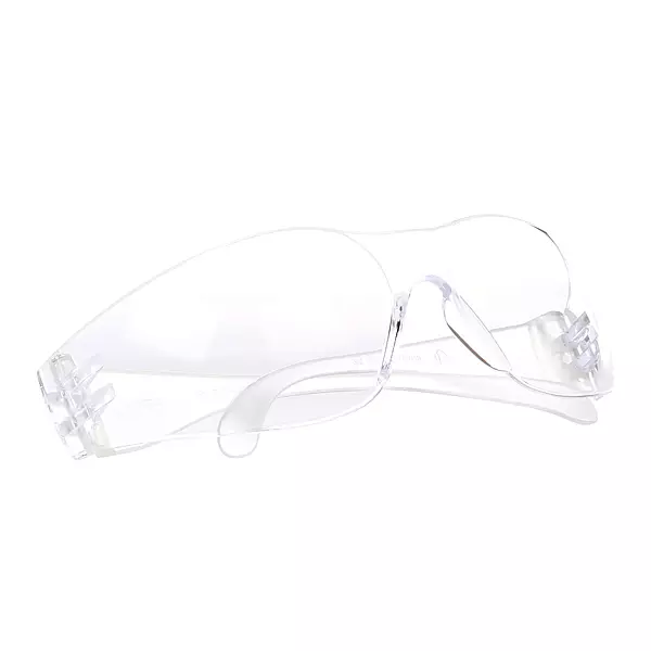 3M Safety Glasses, Virtua, 1 Pair, ANSI Z87, Clear Hard Coat Lens, Clear Frame, Economical Eyewear Protection, Lightweight
