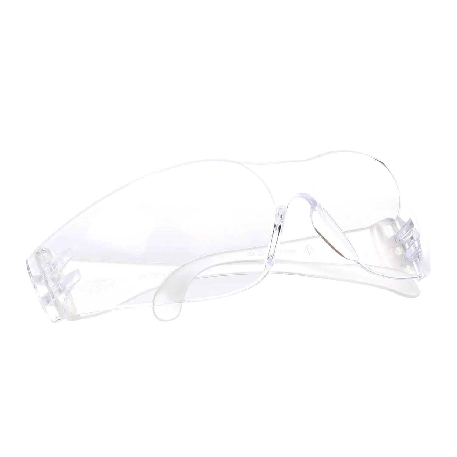3M Safety Glasses, Virtua, 1 Pair, ANSI Z87, Clear Hard Coat Lens, Clear Frame, Economical Eyewear Protection, Lightweight