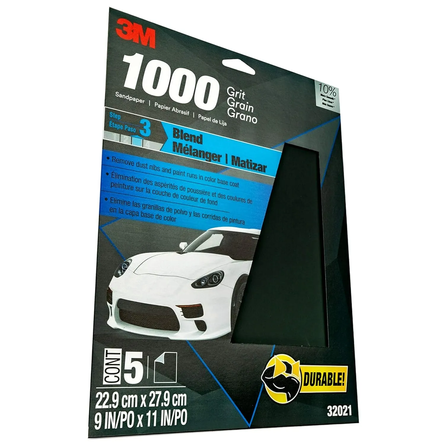 3M Wetordry Sandpaper Sheets, 9 x 11 in, 5 Sheets