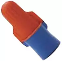 3M Wing Twist-On Wire Connectors, Blue & Orange, Flame-Retardant, 2 AWG, 100/Box