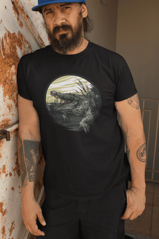Swamp King – Crocodile Adventure Graphic Tee