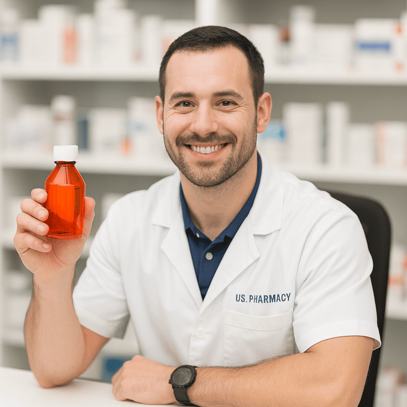 3oz Graduated Oval RX Bottles with Caps 200 count- Amber