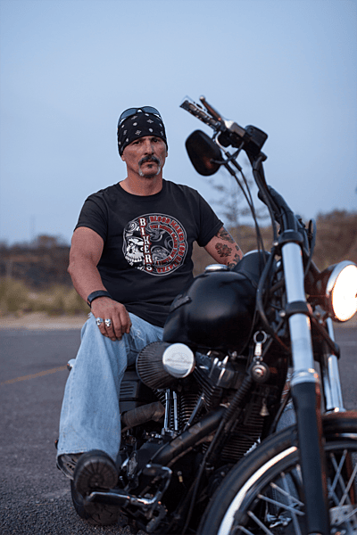 Bikers – Loyalty Makes You Family Skull Graphic Tee